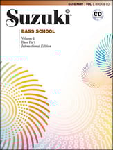 SUZUKI BASS SCHOOL #1 Revised BASS PART BK/CD cover